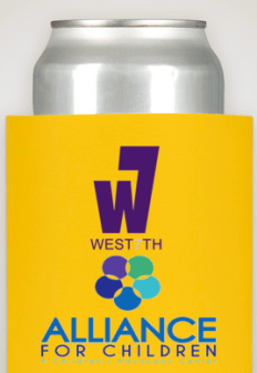 Mock Koozie design for event.
